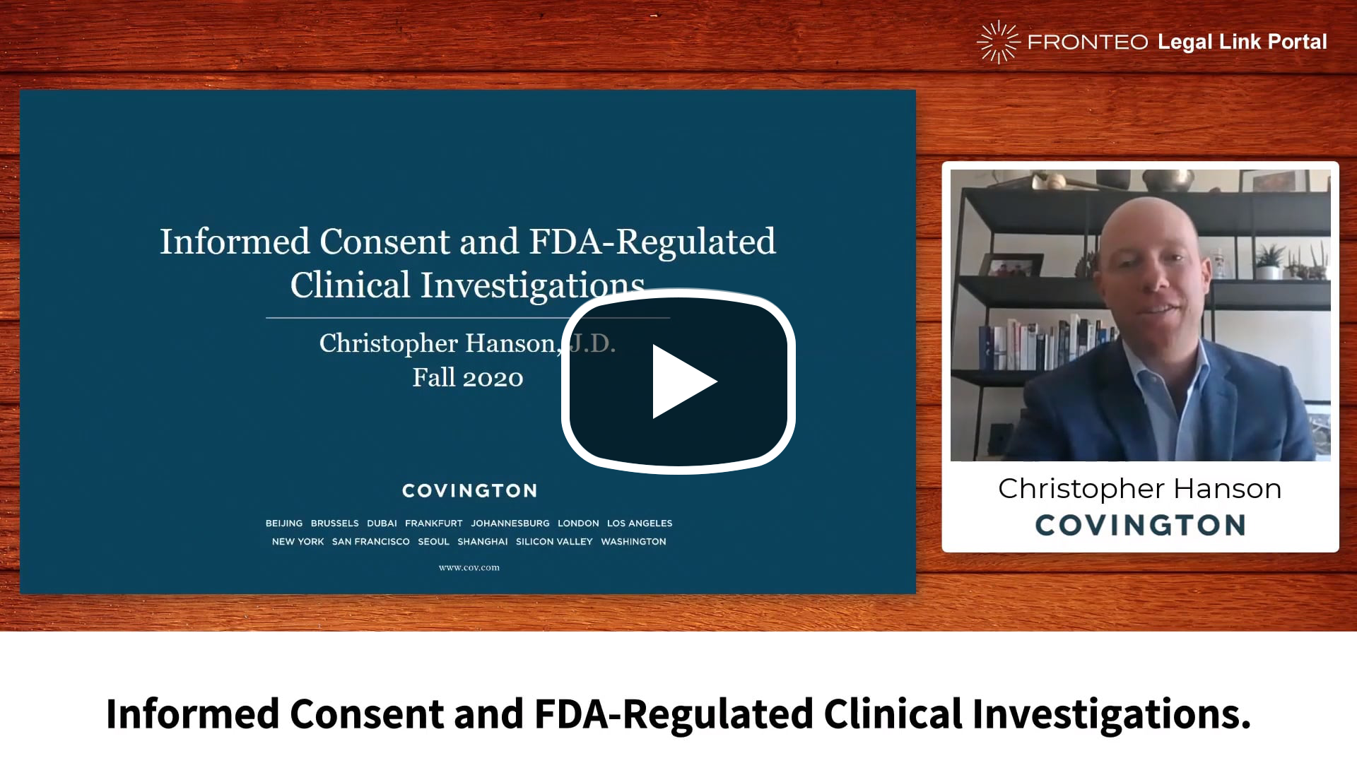 Informed Consent and FDA-Regulated Clinical Investigationsのサムネイル