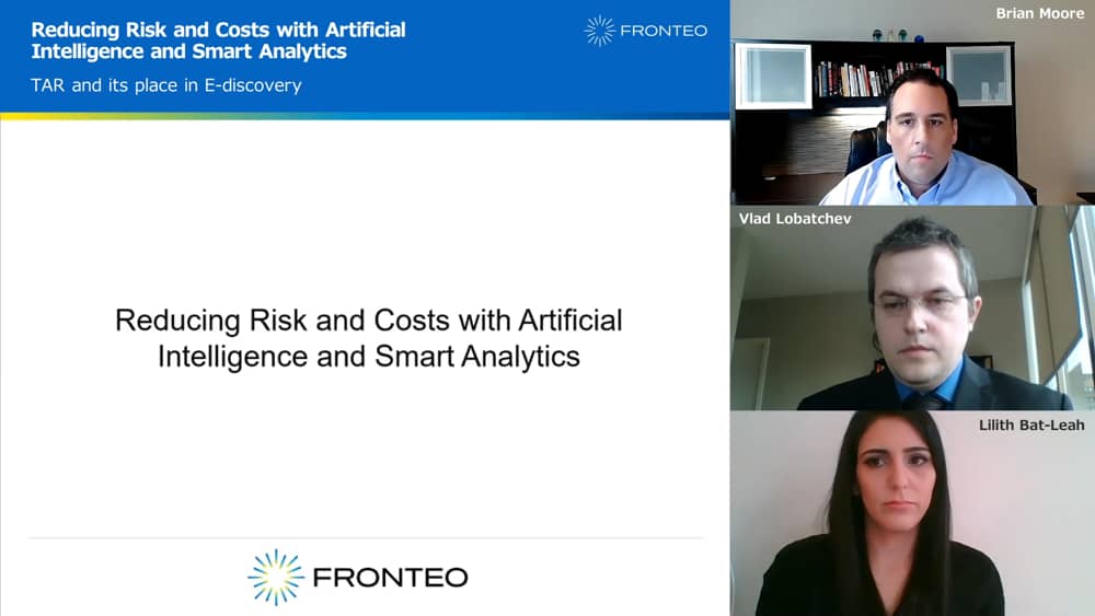 [Webinar Recording] Part 1 - TAR and its place in E-discoveryのサムネイル