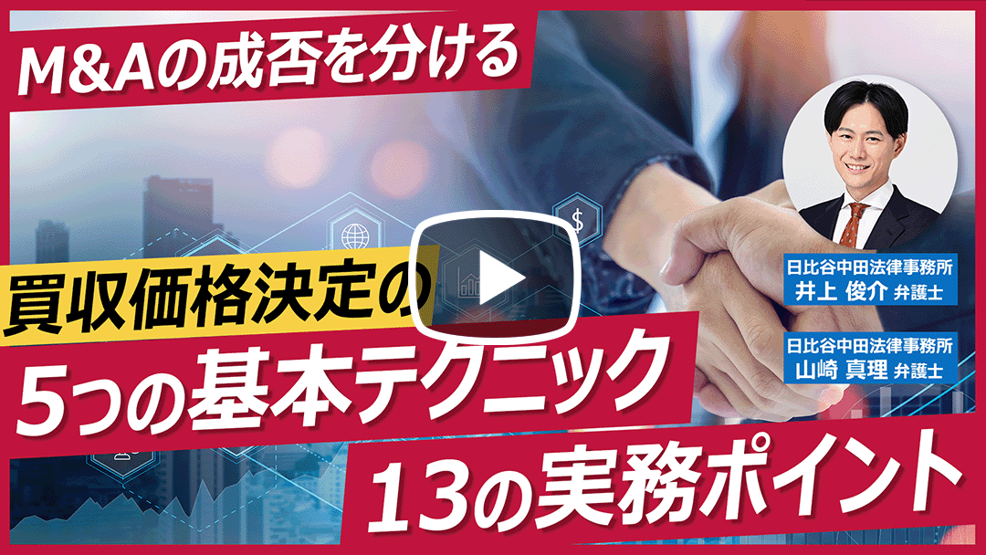 M&Aの成否を分ける買収価格決定の法実務―５つの基本テクニックと実務ポイント１３のサムネイル