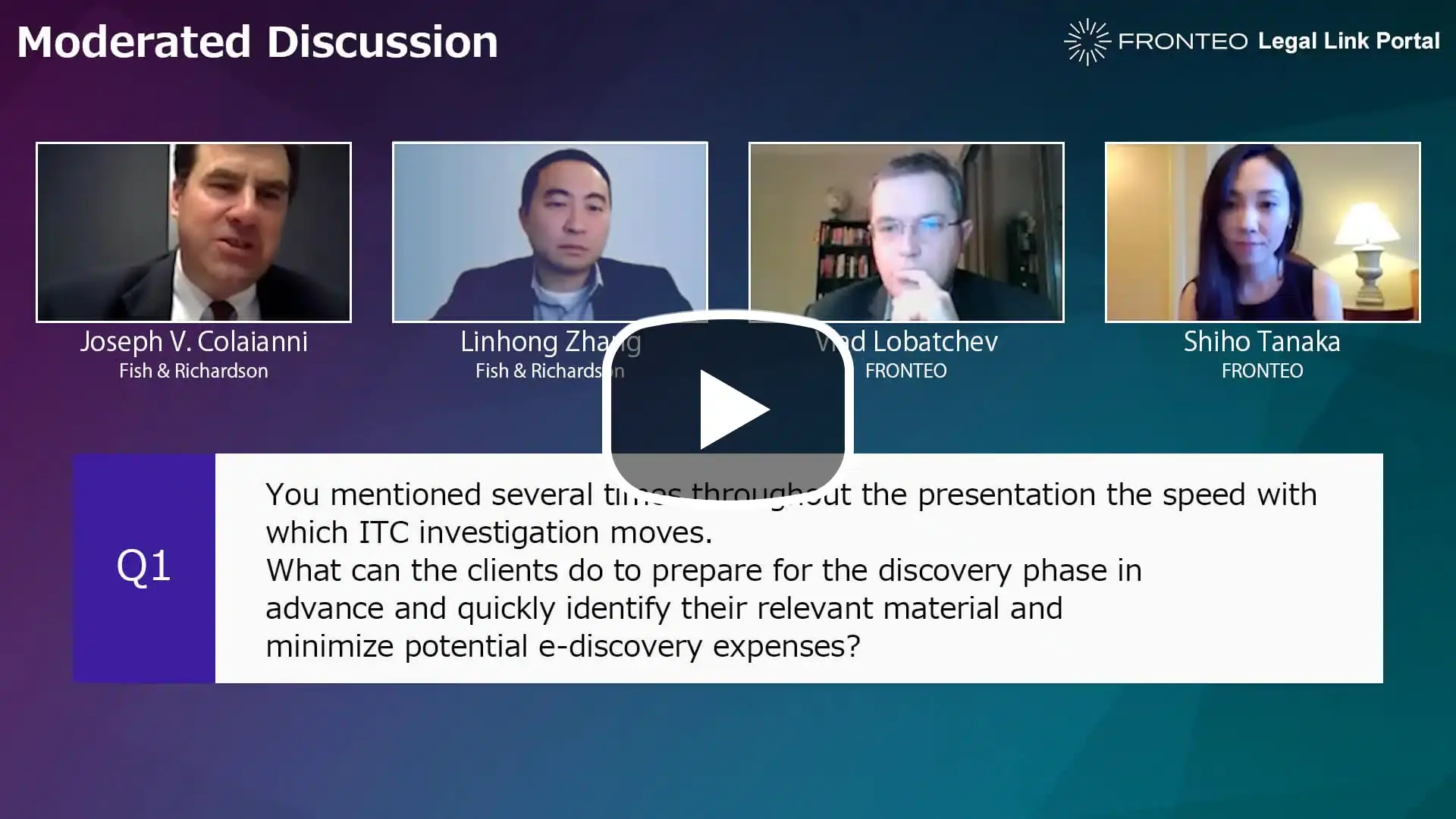 【Webinar】米国国際貿易委員会における営業秘密の不正流用訴訟の訴訟活動 Part 2 [字幕]のサムネイル