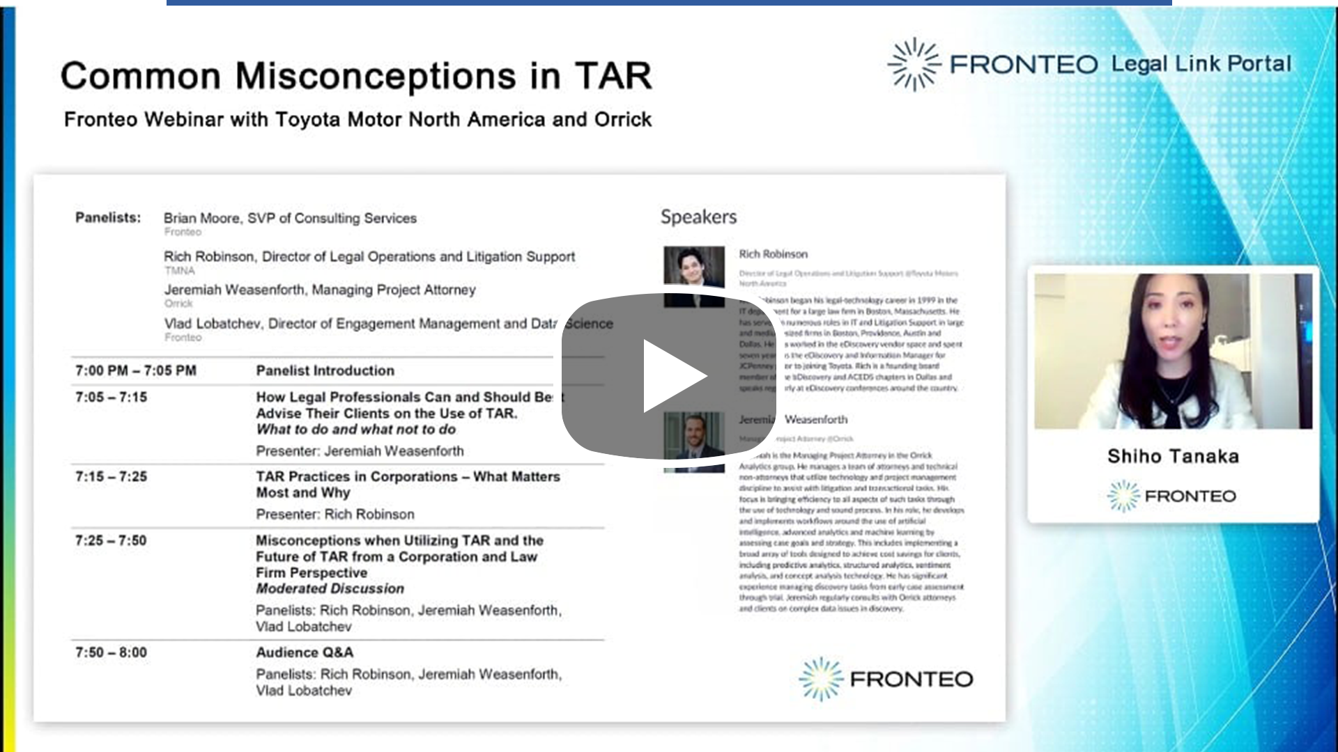 [Webinar] Common Misconceptions in TAR (Technology Assisted Review)のサムネイル